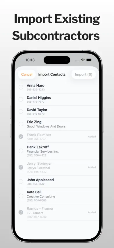 SubDex - Construction Contacts screenshot 5