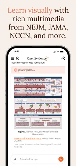 OpenEvidence iPhone Screenshot 4