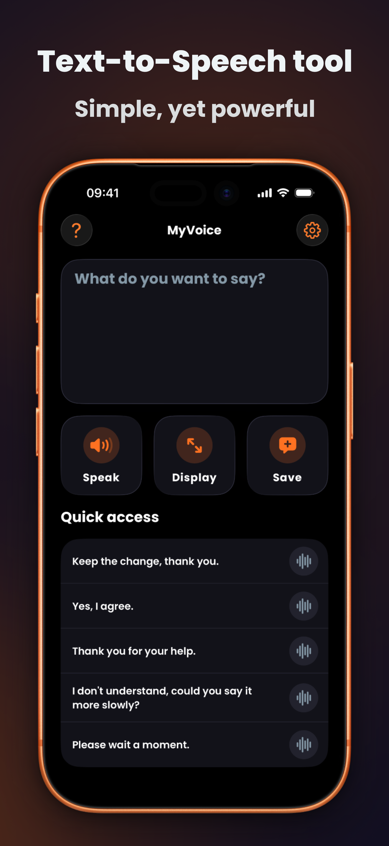MyVoice - Speech Assistant