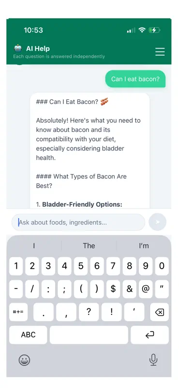 IC101 Food App screenshot 5 of 5