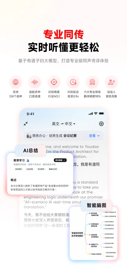 Screenshot 5 di 6 di 网易有道词典-10亿人的AI查词翻译助手