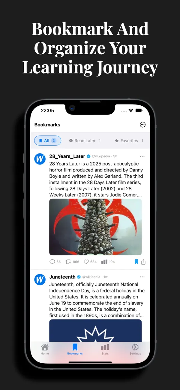 #4. Wikitter - Scroll & Learn (iOS) Podle: Abdullatif Atci