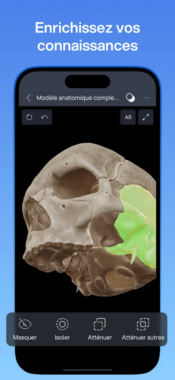 Screenshot #3 pour VOKA: Atlas d'anatomie 3D