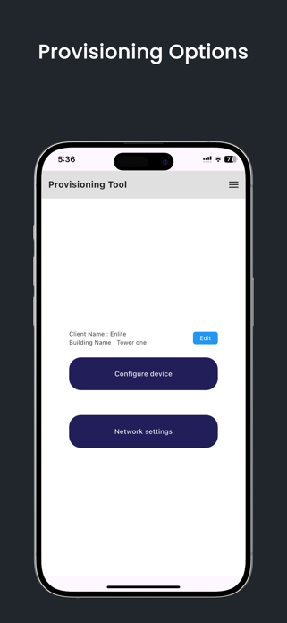 Provisioning Tool Screenshot 3 of 4