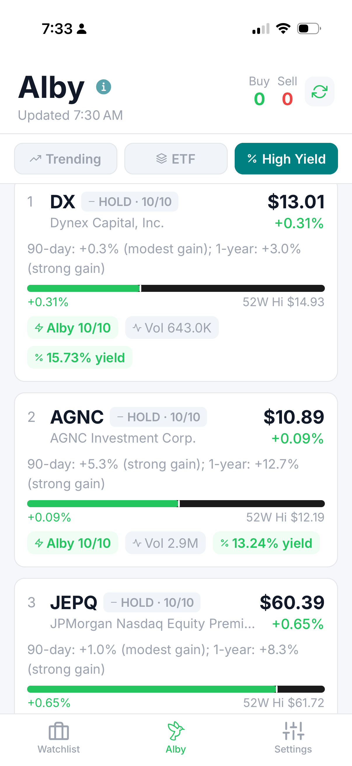 Alby Wealth Intelligence screenshot 4