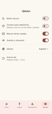 Palabria: Palabra del Día iPhone screenshot