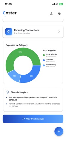 Coster - Smart Finance Manager Screenshot 3 of 10