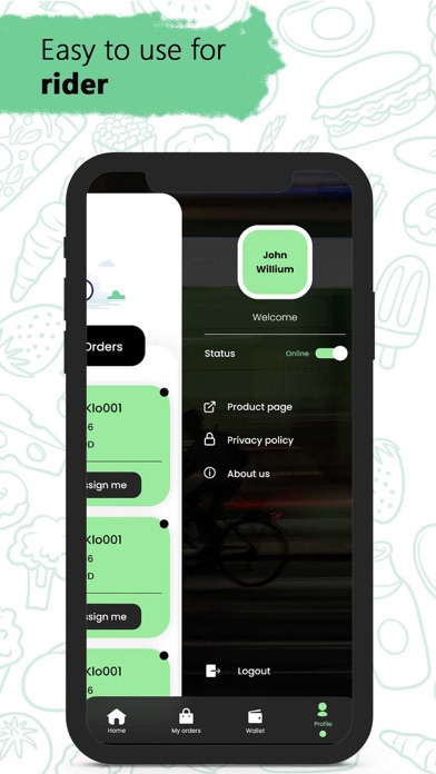Enatega Mulitvendor Rider Screenshot