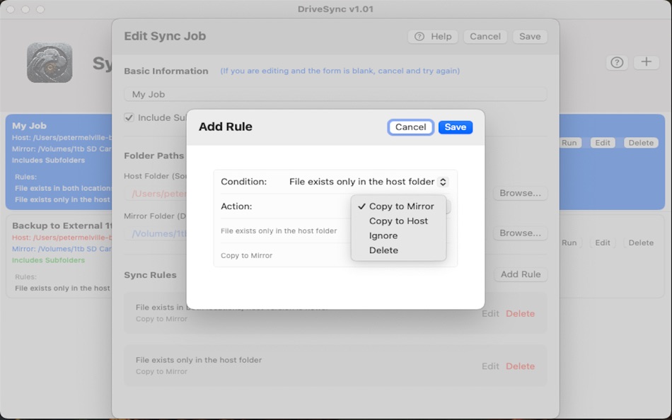 #5. DriveSync v1.01 (macOS) Podle: Peter Melville-Brown