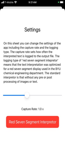Camera Data Logger screenshot