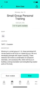 T2FIT screenshot #3 for iPhone