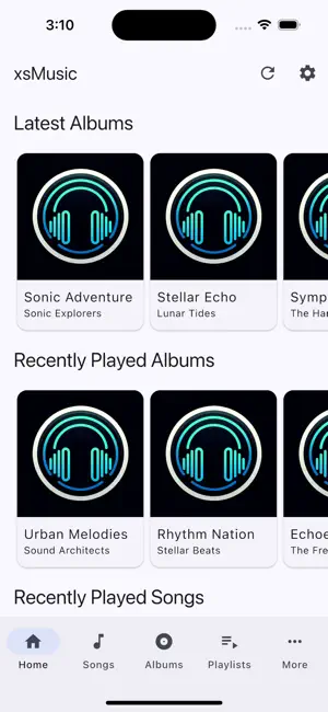 xsMusic screenshot 1