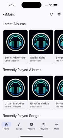 xsMusic screenshot