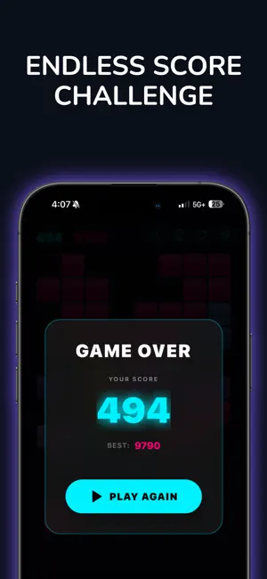 Neon Blocks Puzzle screenshot 4