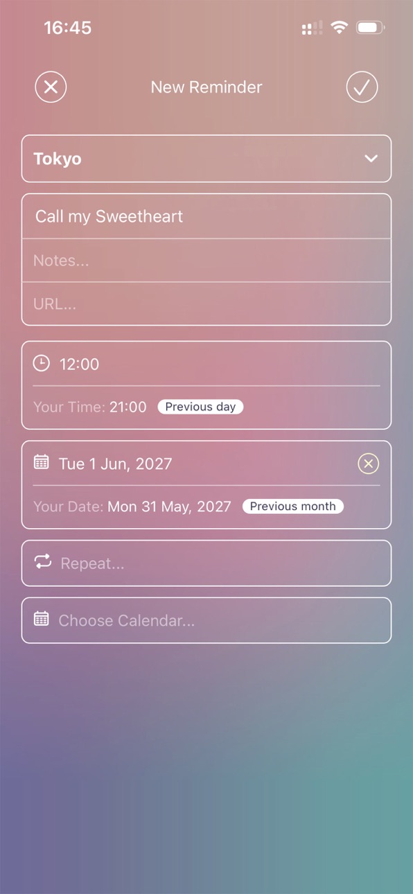 iPhone screenshot