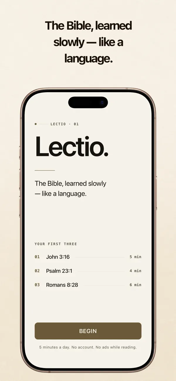 Screenshot #1 pour Lectio: Bible Memory