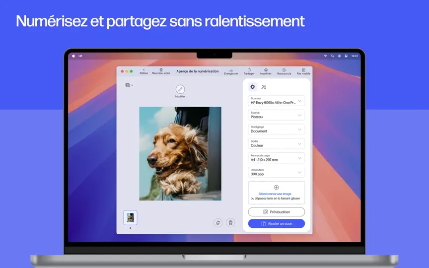 Capture d'écran de HP : Impression Et Support sur iPhone 4