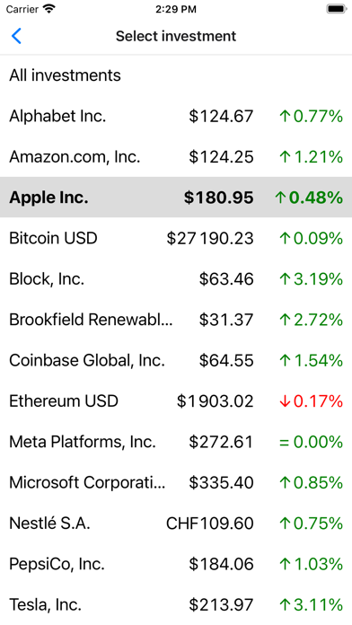 FINARKY – Portfolio Tracker Screenshot
