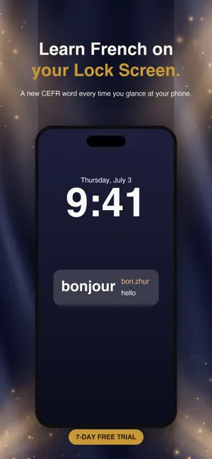 Daily Lockscreen French screenshot 1