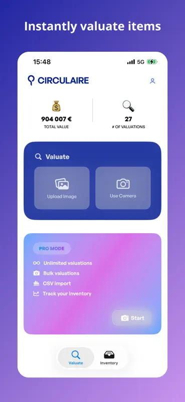 Circulaire Valuations screenshot 1 of 4