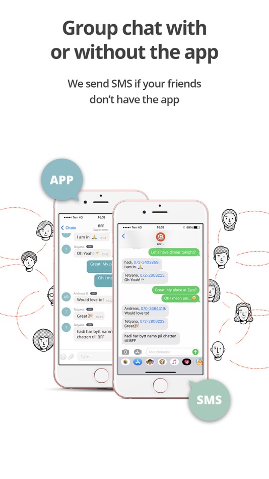 #1. Supertext Messenger (iOS) 由: SMSgrupp AB