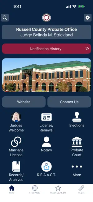 Russell Co. Probate Office AL screenshot 1