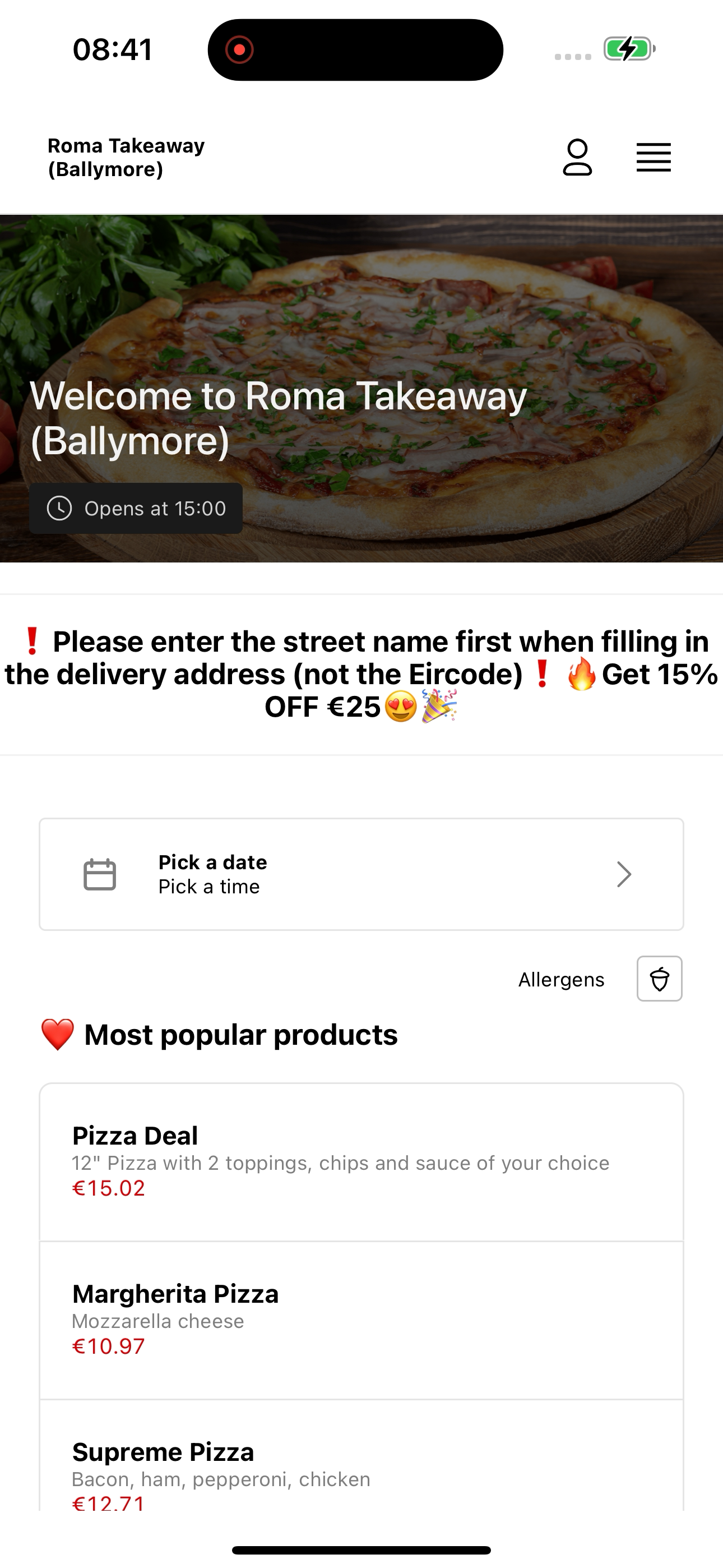 Roma Takeaway Ballymore screenshot 5