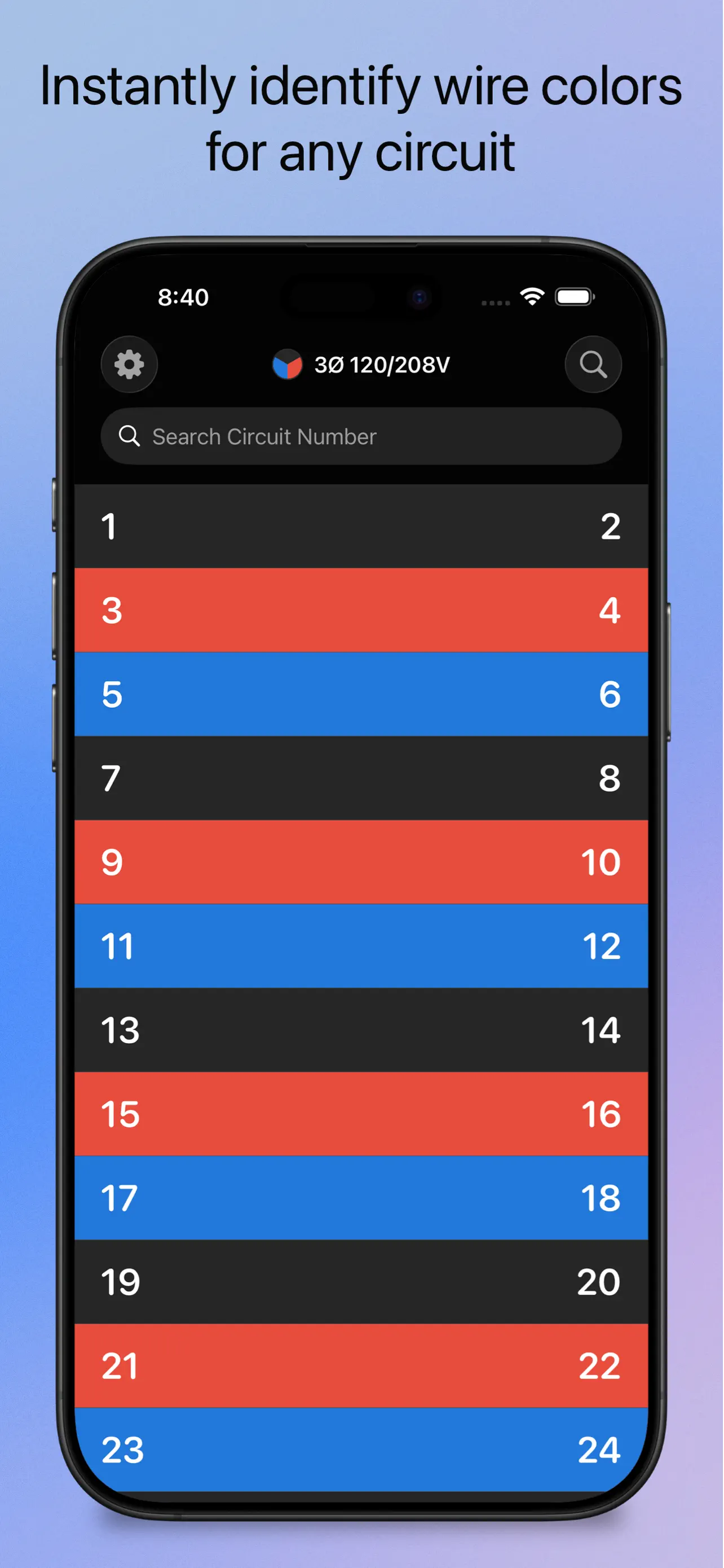 #1. Electrical Wire Color Codes (iOS) di: Brady Mower