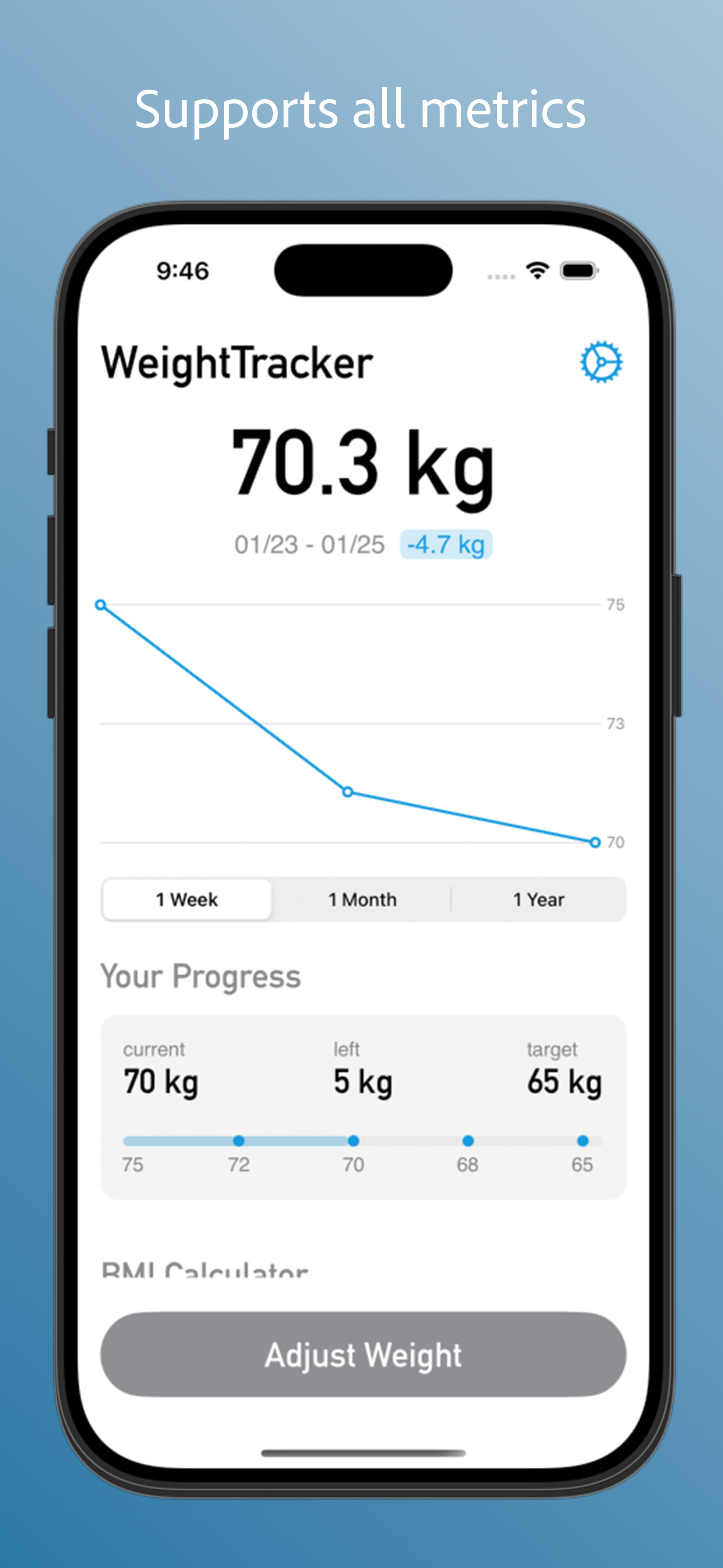 WeightTracker - Track Progress screenshot 4