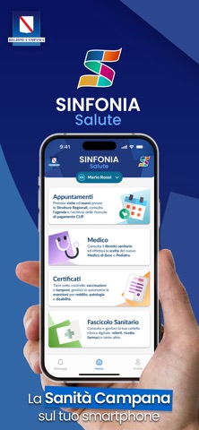 SINFONIA Salute iPhone screenshot 1