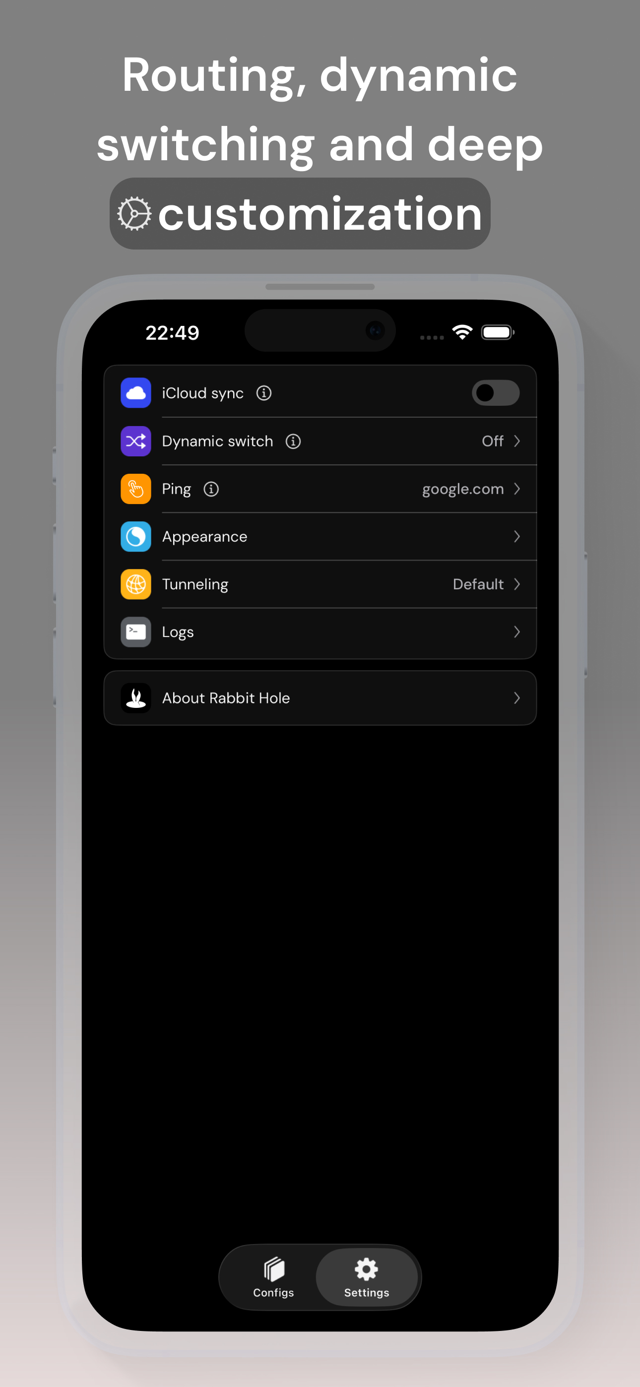 RabbitHole – VPN client