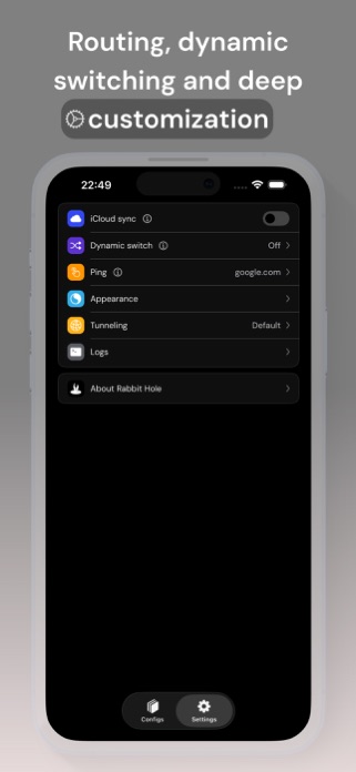 RabbitHole – VPN client Screenshot 3 of 3