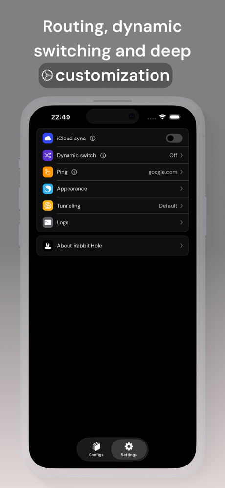 RabbitHole – VPN client screenshot 3