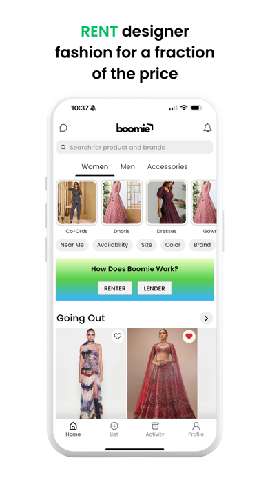 Boomie Rent iPhone screenshot 2 - Shopping app