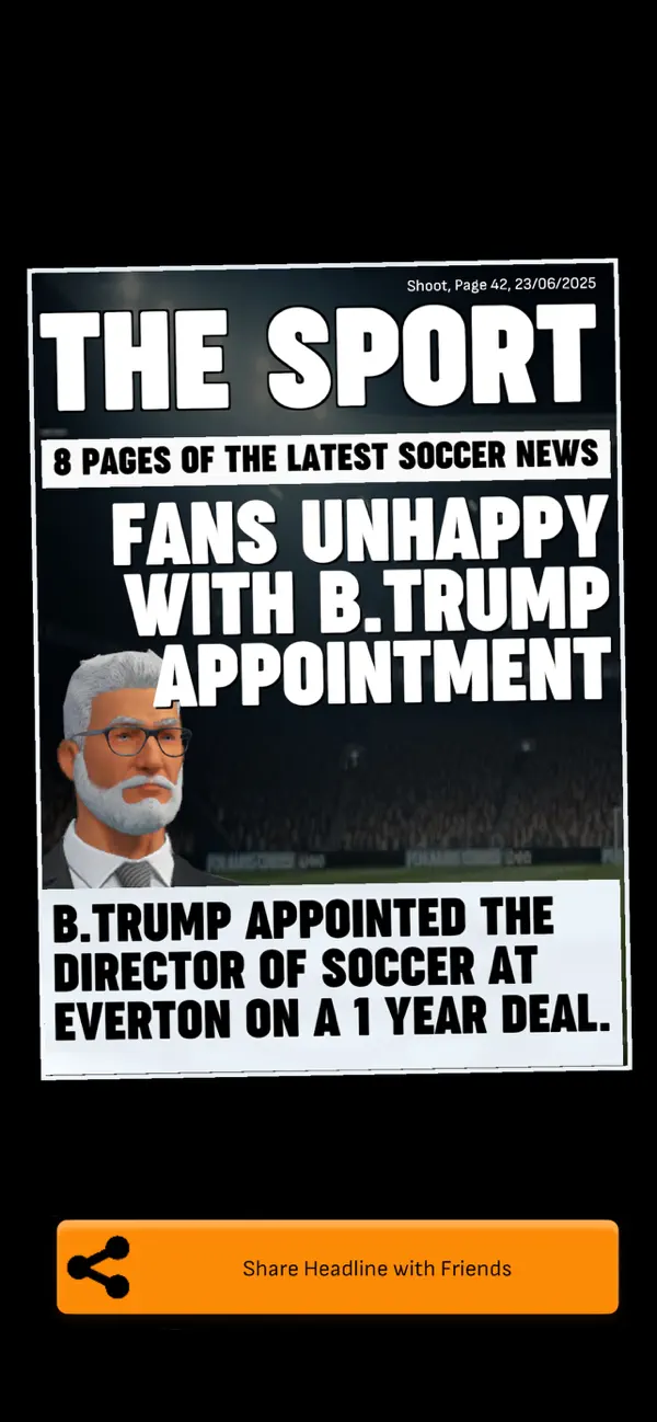 Football Club Management 2026 iOS Mod IPA screenshot 1 - iOS game interface