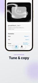 GlassKit: Liquid Glass APIs screenshot