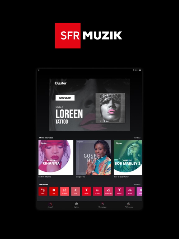 Screenshot #4 pour SFR MUZIK