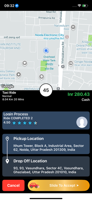 CUBE Driver App Screenshot 2 of 4