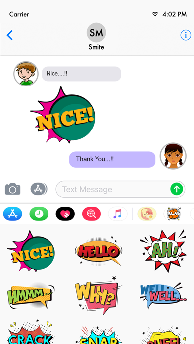 Comic Cartoon Stickers Screenshot