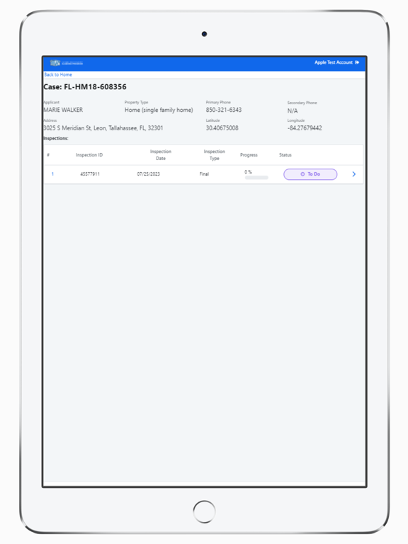 App screenshot