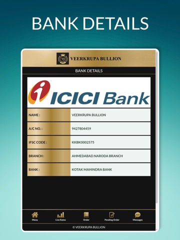 Veerkrupa Bullion Ltd iPad screenshot