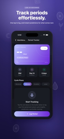 Ovexa: Period & Cycle Planner screenshot