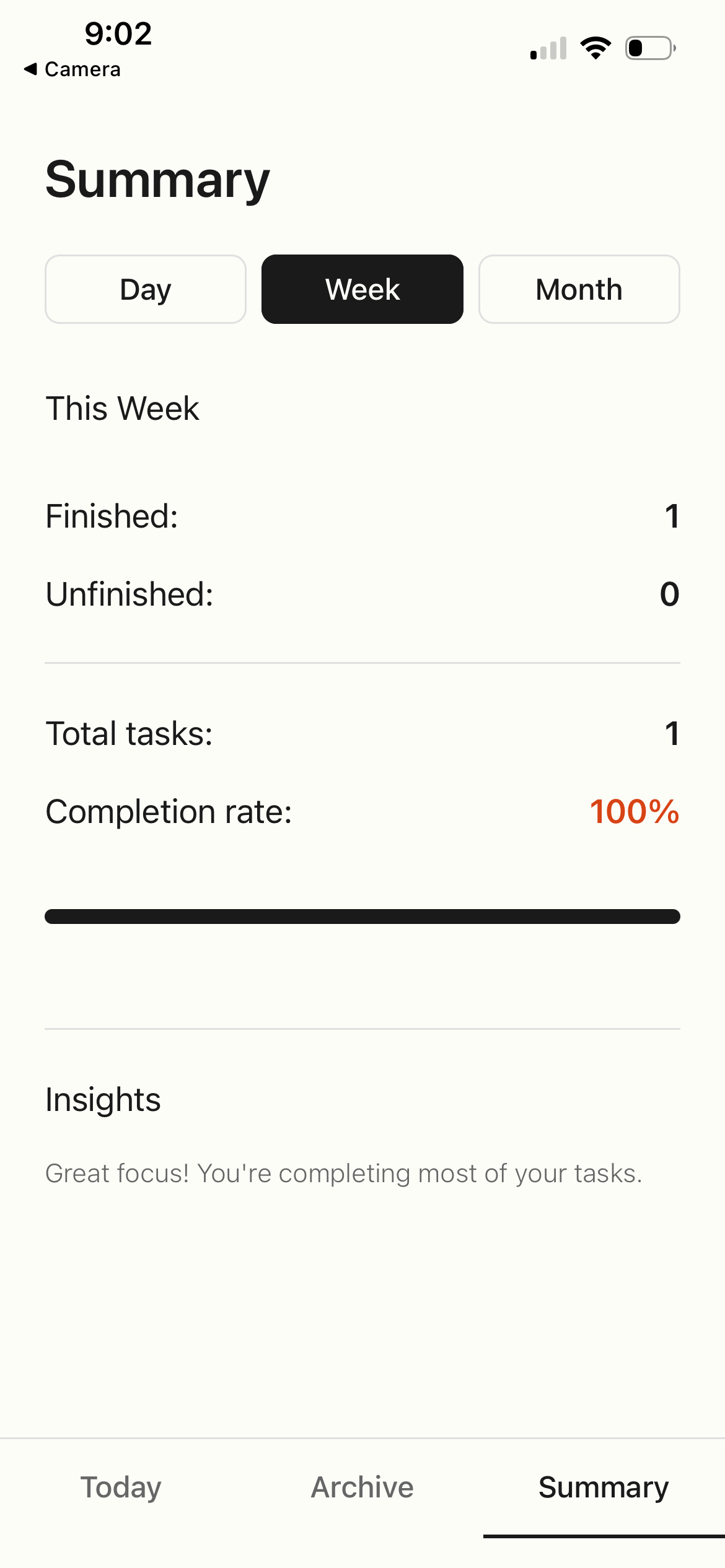 Simple ToDo: No more over-plan