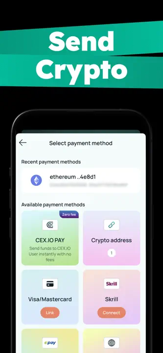 CEX.IO : capture d’écran 7 sur 7