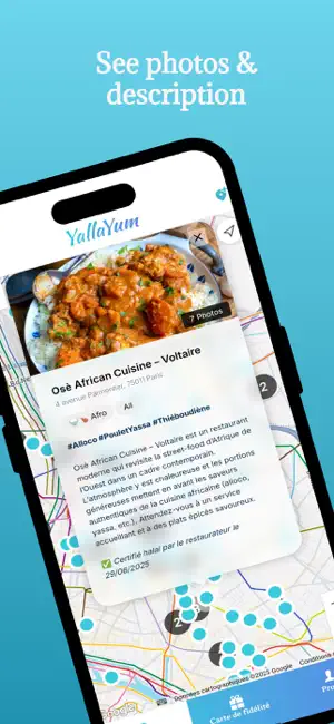 Yalla Yum Restaurant Halal Map screenshot 2