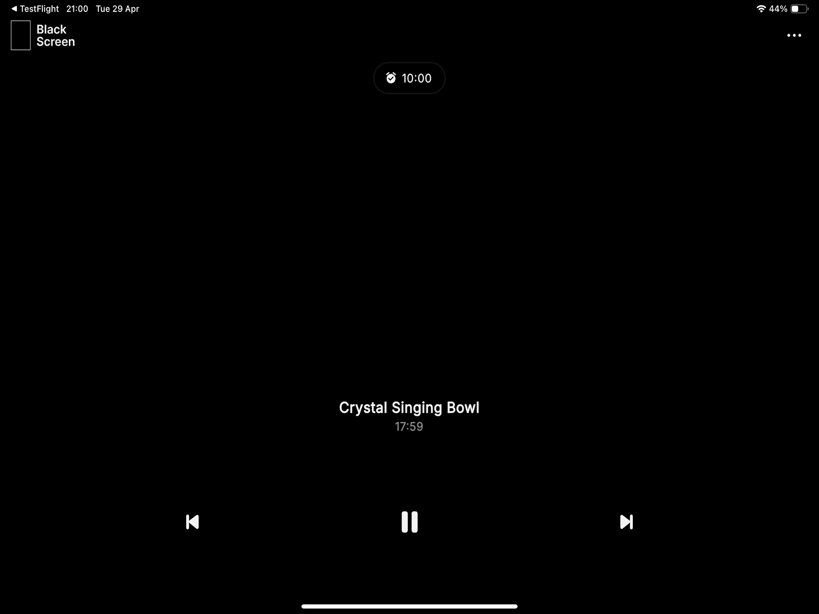 Black Screen: Sleep & Calm