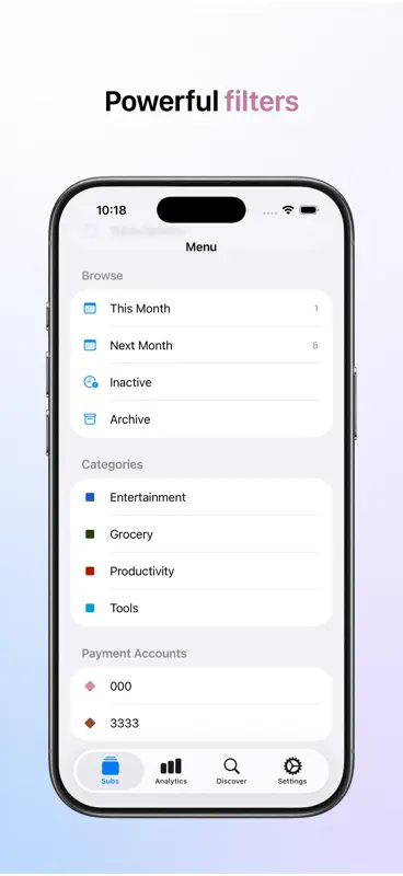 Subscriptions - Track Expenses screenshot 5 of 8