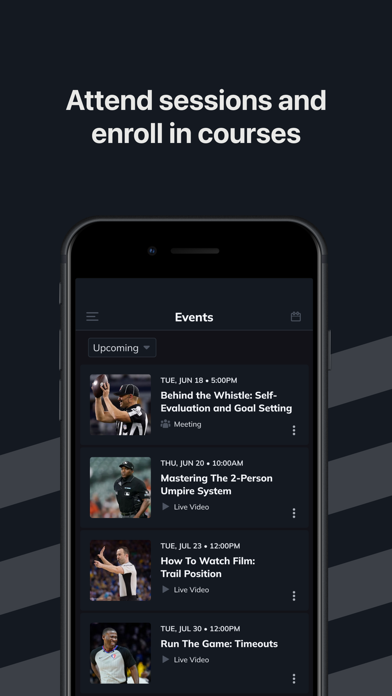 RefMasters Community iPhone screenshot 4 - Sports app