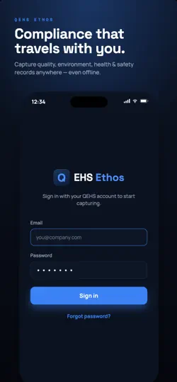 Скриншот QEHS Ethos на iPhone 1