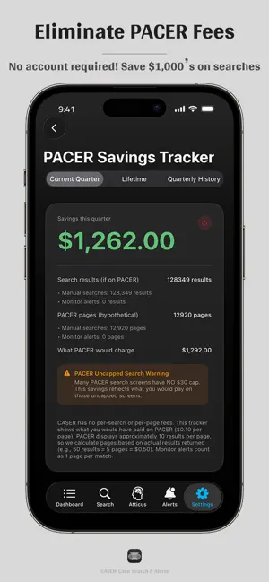 Case Alerts & Search by CASER screenshot 3